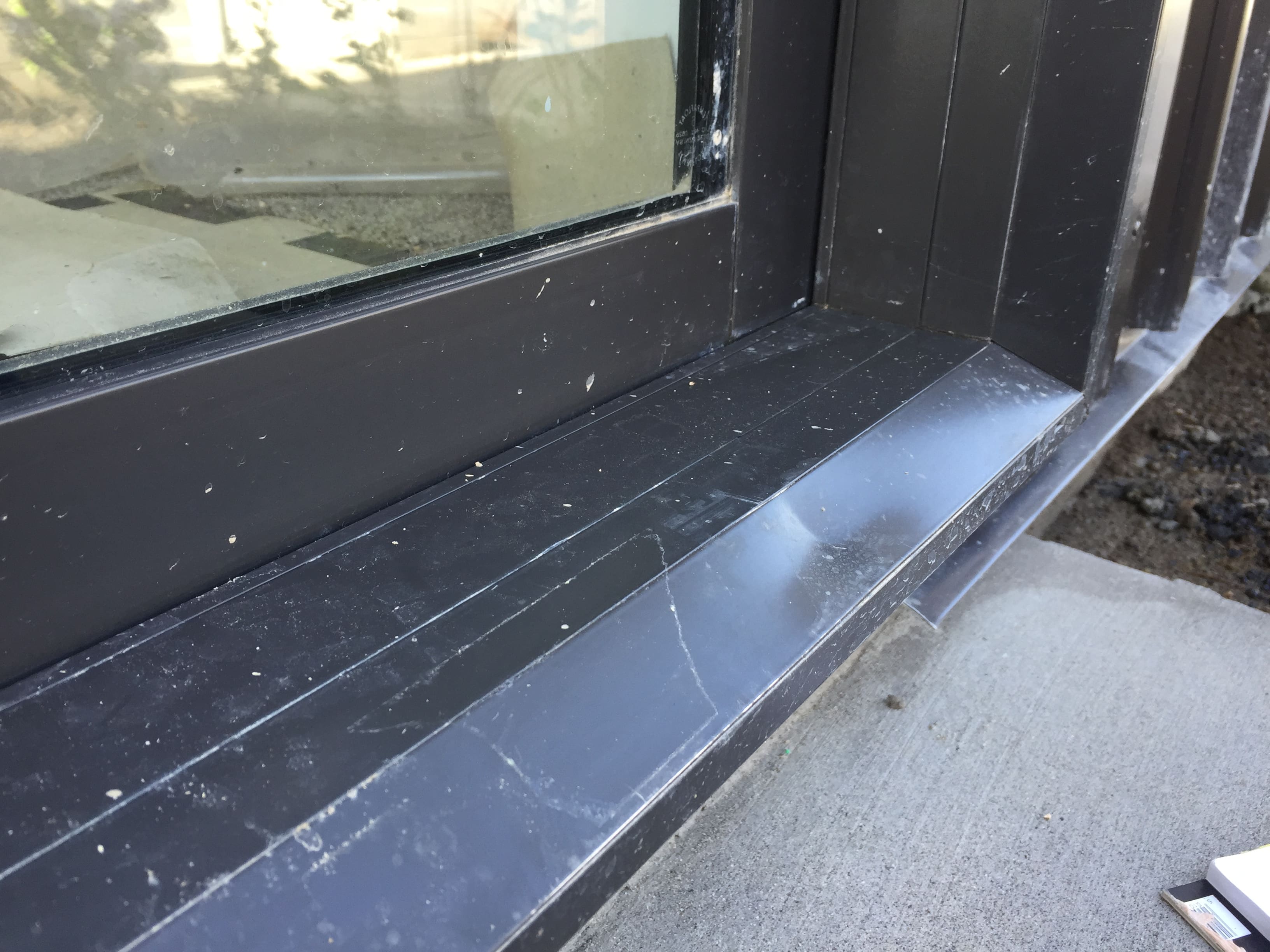 Damaged Slider Sill